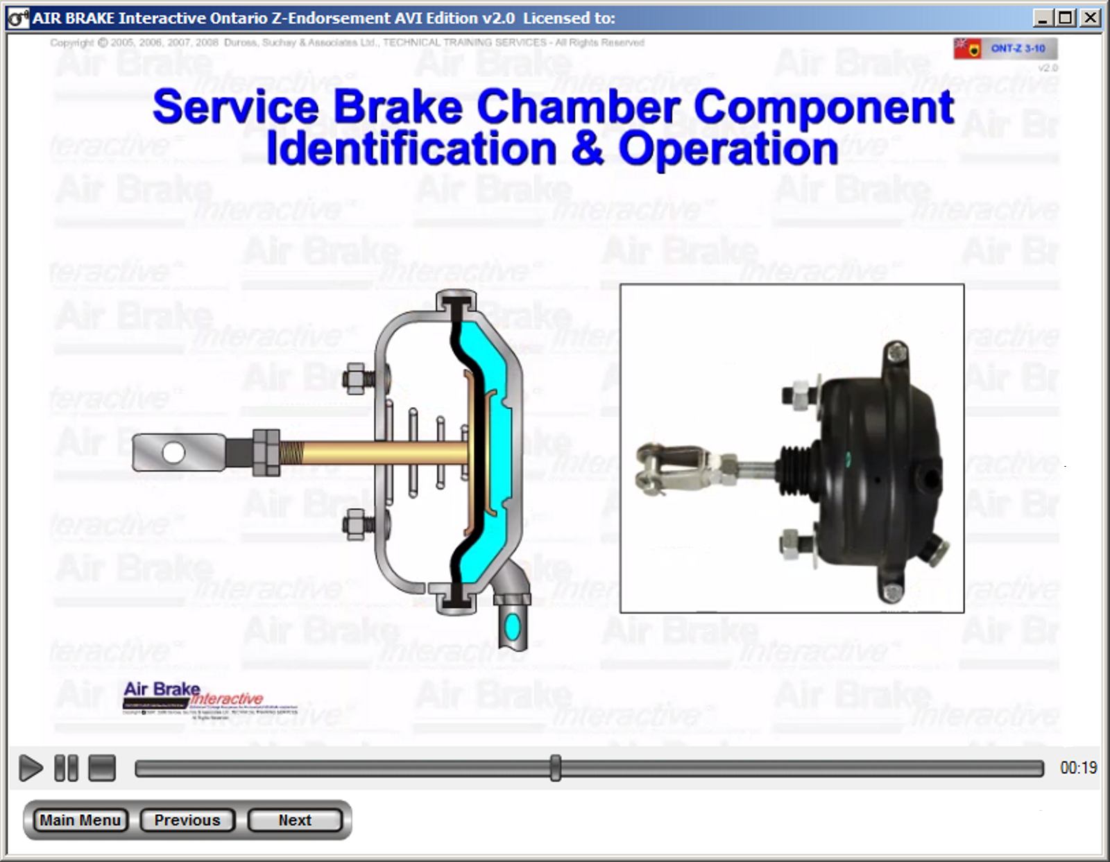 ONTARIO ZEndorsement Edition (MTO Approved) Air Brake Interactive