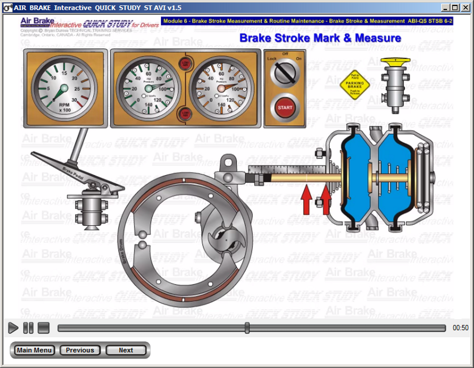 QUICK STUDY Straight Truck & Bus (QSST) Air Brake Interactive