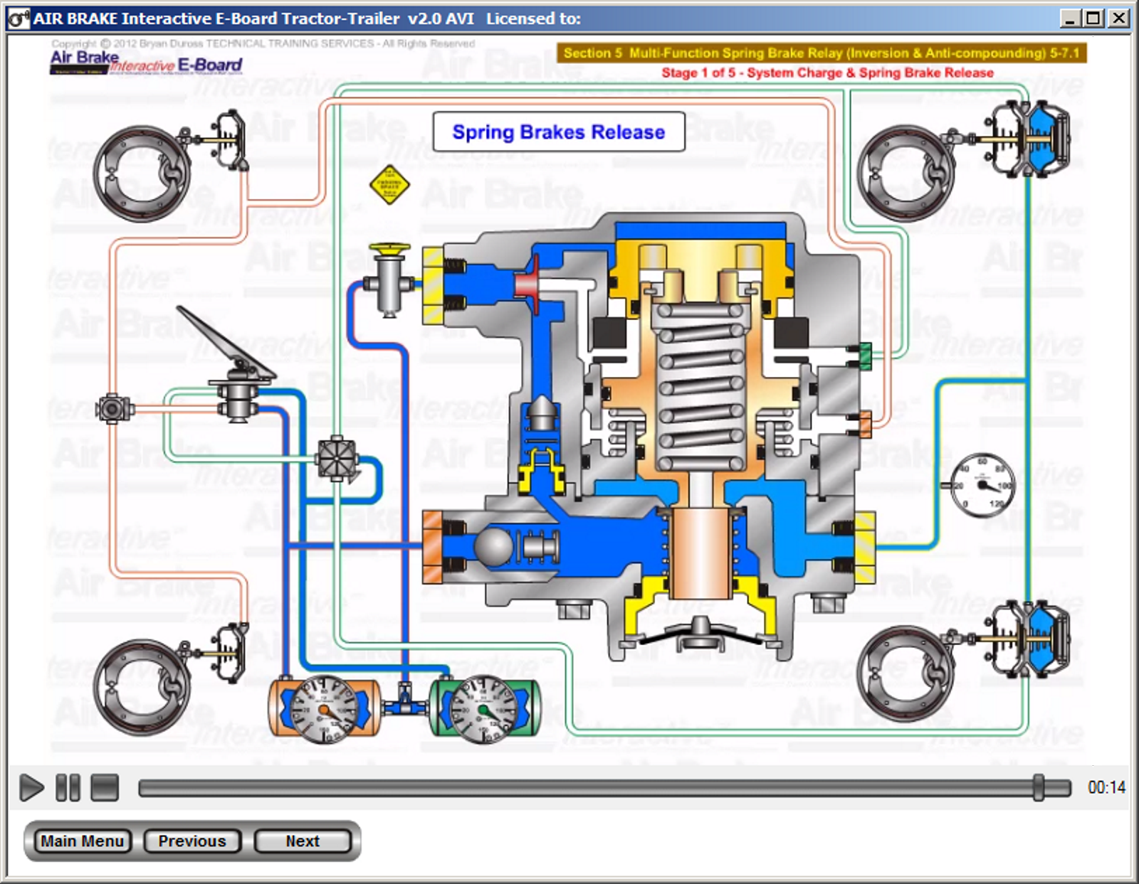 QUICK STUDY TractorTrailer (QSTT) Air Brake Interactive