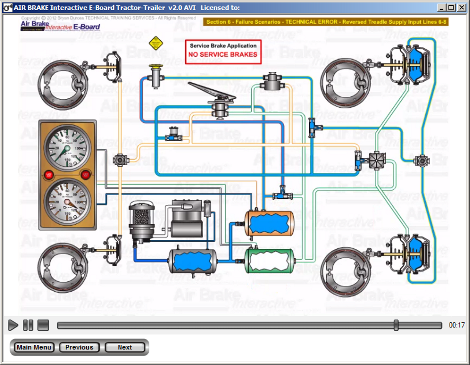 QUICK STUDY TractorTrailer (QSTT) Air Brake Interactive